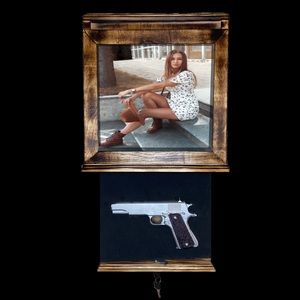 Picture Frame Hidden Safe With Lock